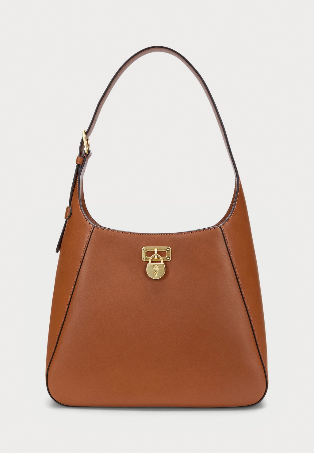 

Сумка LEATHER LARGE TANNER SHOULDER BAG Lauren Ralph Lauren, коричневый