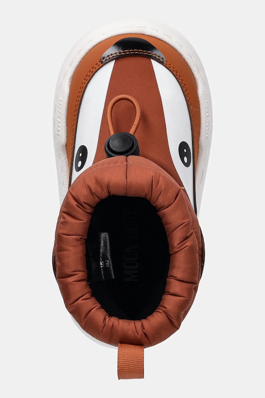 Детские зимние ботинки MB JR PARK TUBE MID ANIMAL WP Moon Boot, коричневый — фото 4