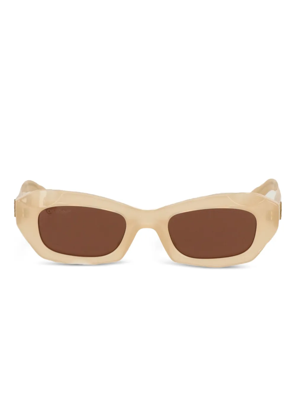 

Солнцезащитные очки в круглой оправе с тонированными стеклами Off-White Eyewear, нейтральный