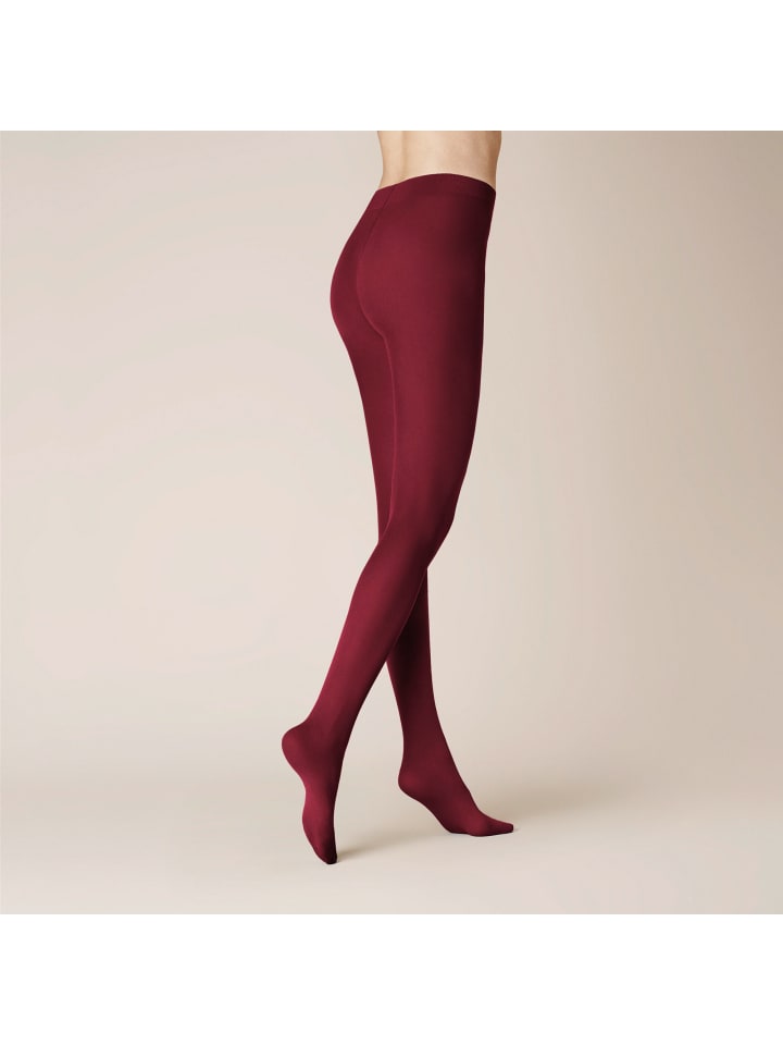 

Kunert Полупрозрачные матовые колготки Velvet 40 с мерцающим эффектом, праздничного красного цвета