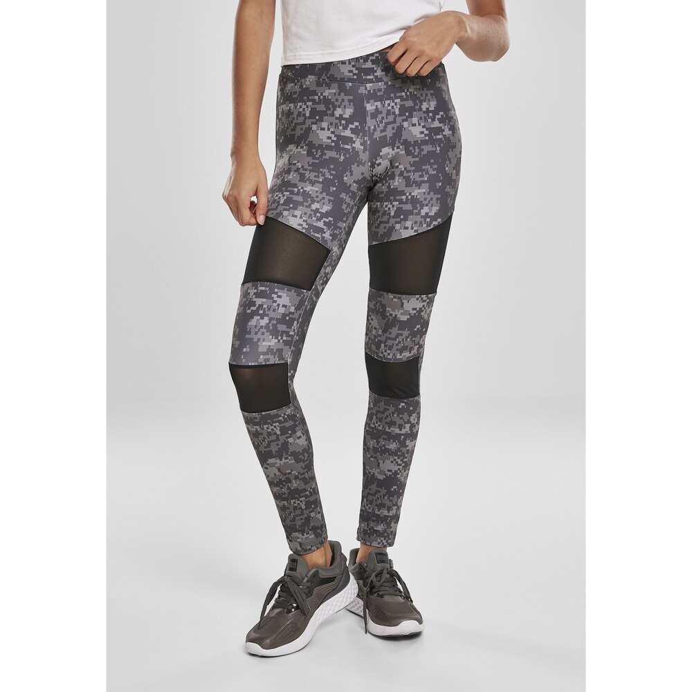 

Леггинсы Urban Classics Camo Tech Mesh, черный