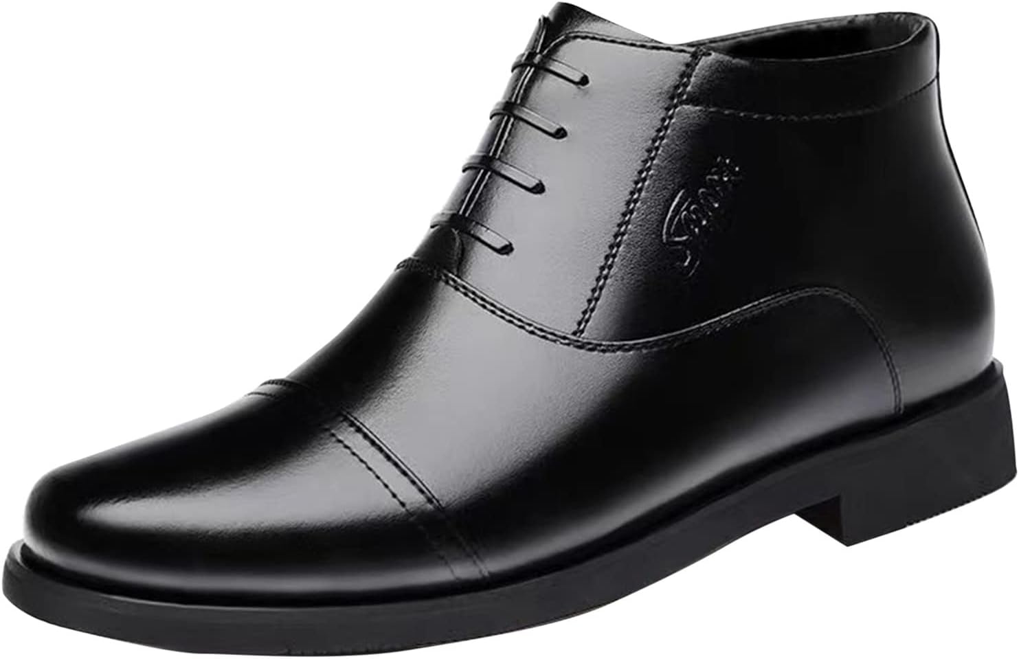 

Мужская обувь Повседневные высокие хлопковые туфли Для пожилых людей Хлопковые туфли Для стариков Кожаные хлопковые повседневные мужские туфли Размер 15 Широкие Generic, черный