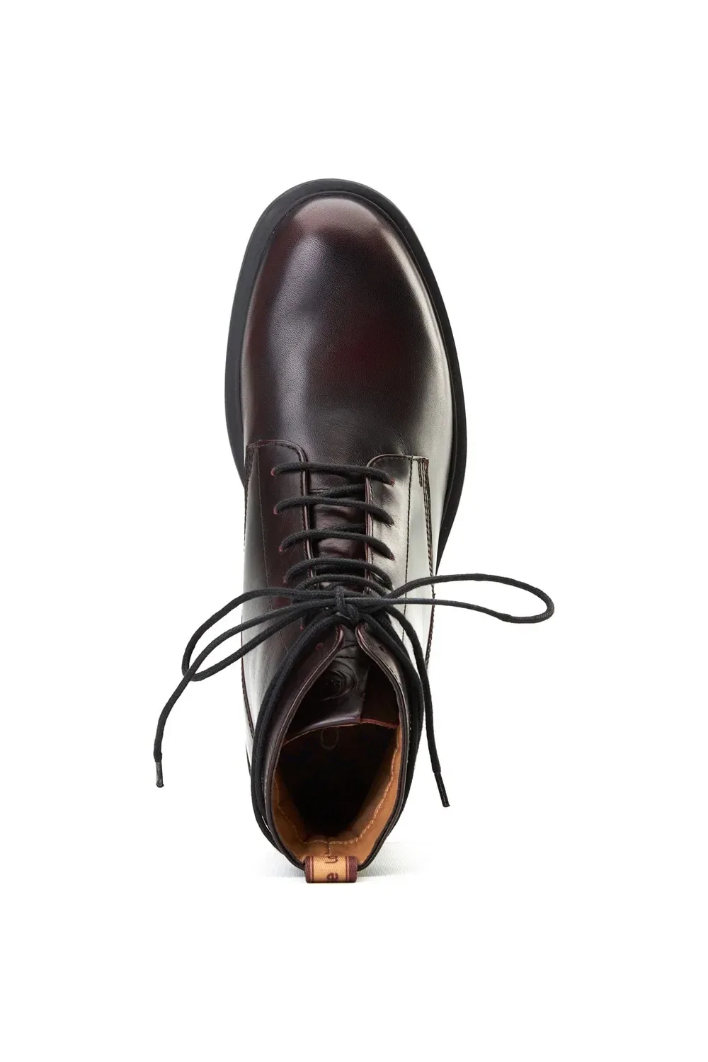 Ботинки Base London Brunel 7 Eyelet Boot, винный — фото 4