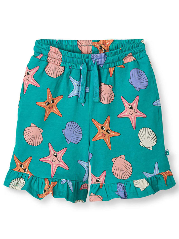 

Шорты бермуды Seesterne Småfolk, цвет türkis/bunt