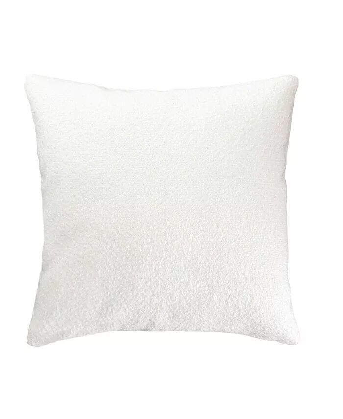 

Белая подушка букле 24x24 для дома и улицы Anaya Home, белый