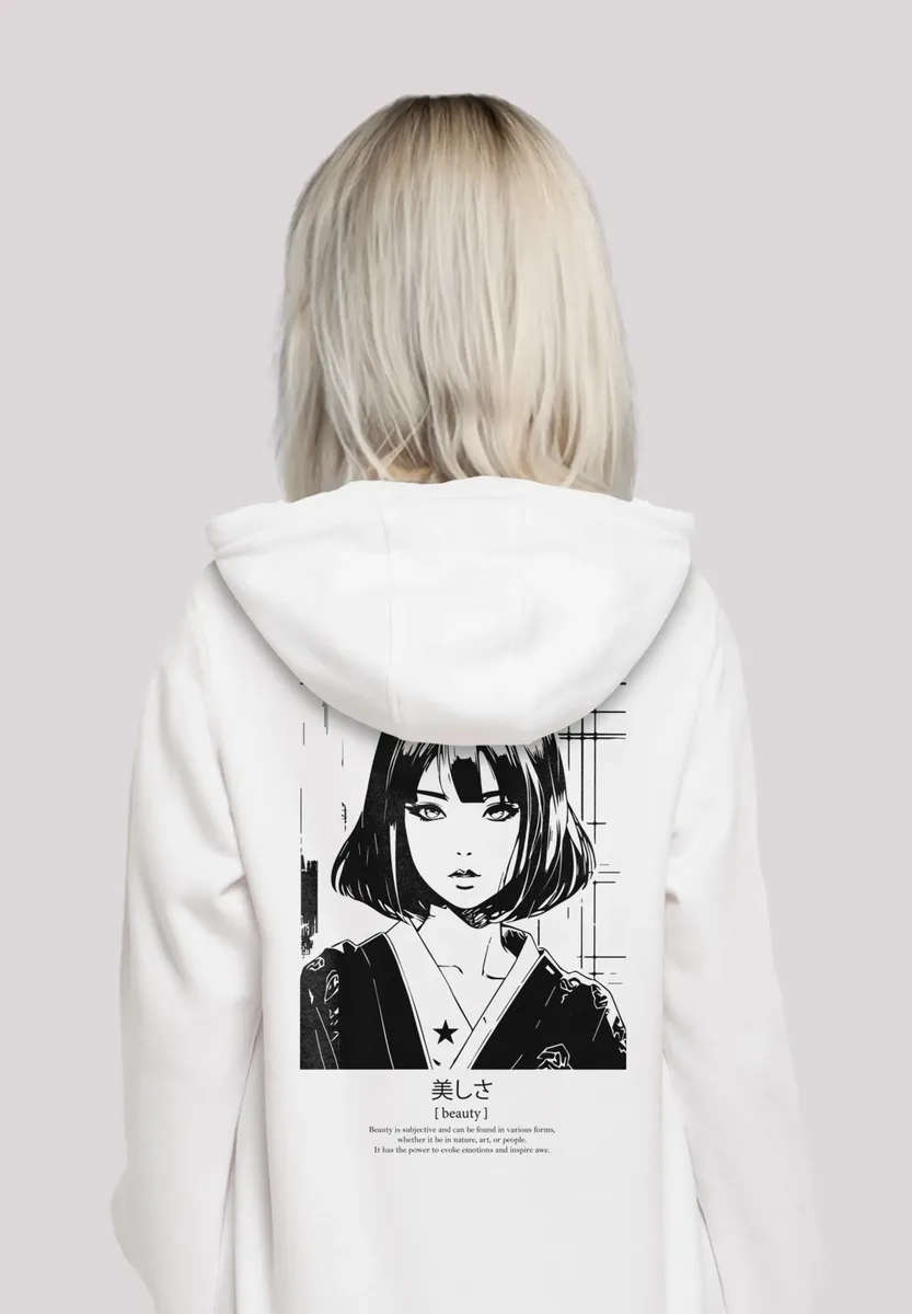 

F4NT4STIC Толстовка "Anime Beauty Girl", толстовка, теплая, удобная, белый