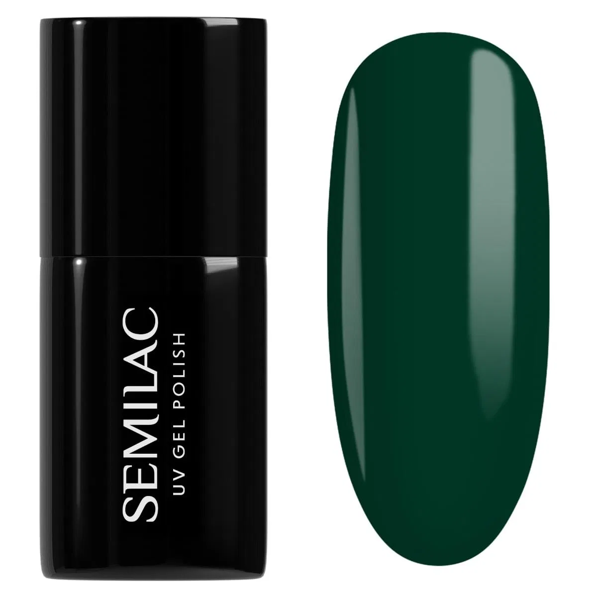 Гибридный УФ-лак для ногтей Semilac Pine Green, 7 мл Semilac, 309 Pine Green
