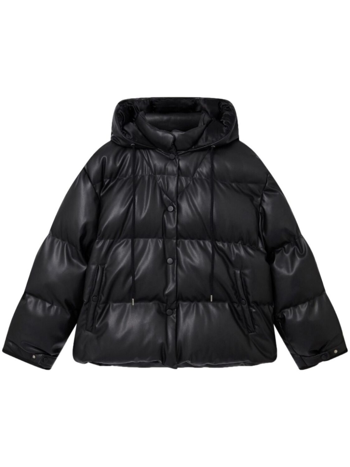 

Stella McCartney пуховик Alter Mat с капюшоном, черный