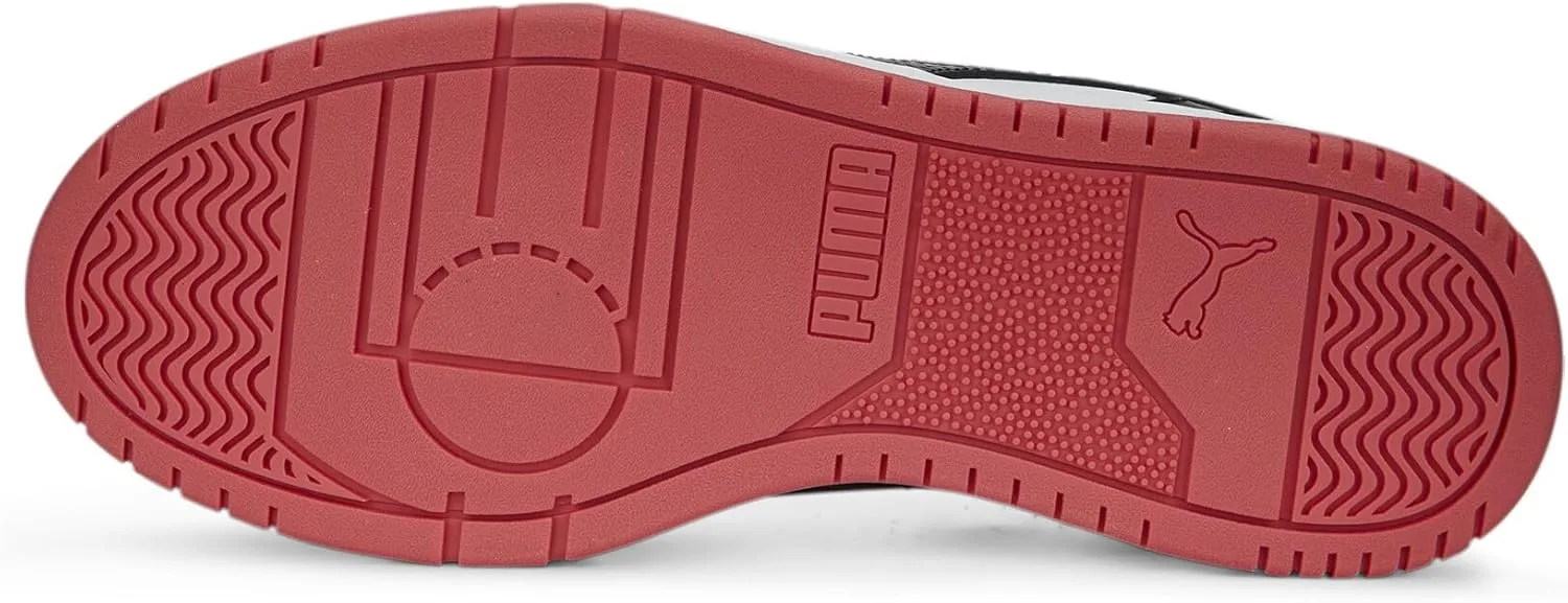 Кроссовки RBD Game Low Track Shoe Puma, белый/черный/золотой — фото 4