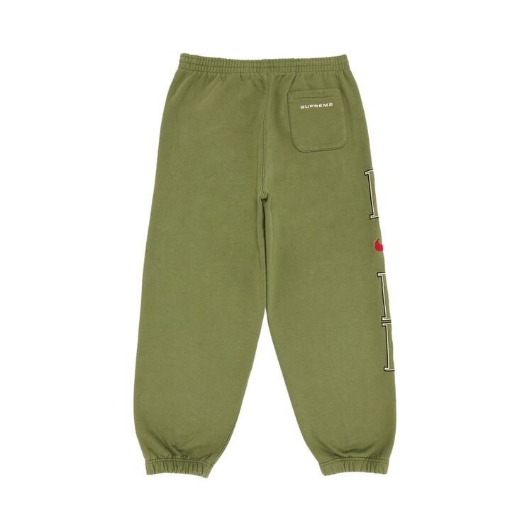 Спортивные брюки Supreme x Nike Sweatpant, зеленый — фото 2