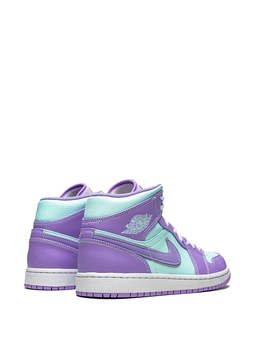 Кроссовки Air  1 Mid Jordan, фиолетовый — фото 3