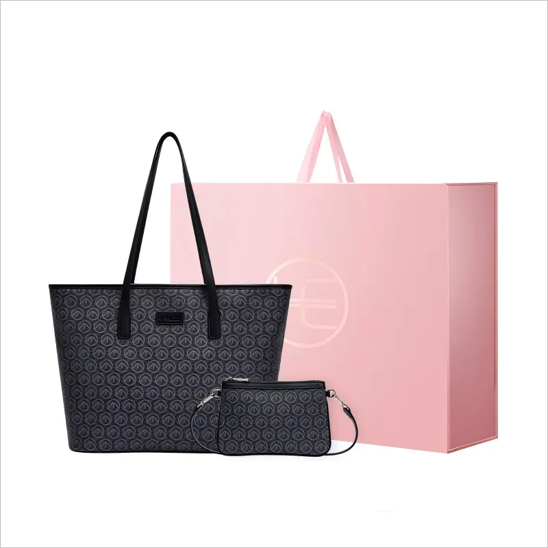 

HE BAO BAO Экологичная сумка из веганской кожи, [Medium]Dream Weaving Black Box Clothing Sets (Can Accommodate 13-Inch Computers)