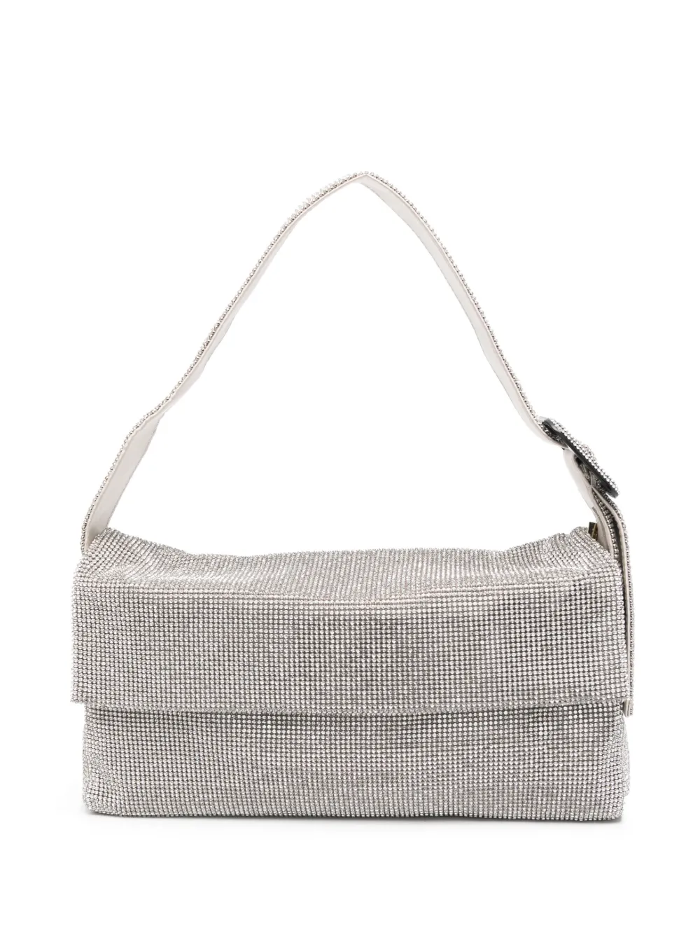 

Сумка на плечо с кристаллами Benedetta Bruzziches, серебряный