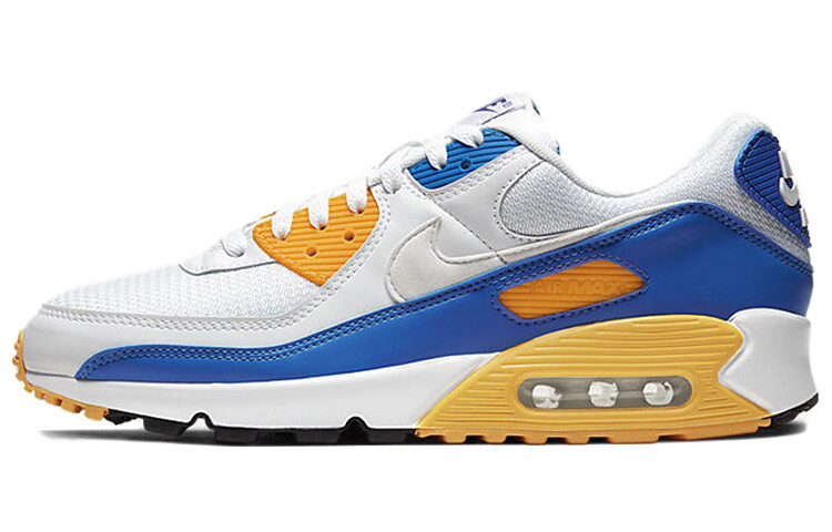 

Кроссовки Nike Air Max 90, белый/синий/желтый