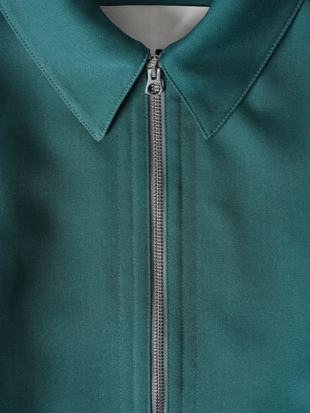 Хлопковая рубашка с короткими рукавами JIL SANDER, зеленый — фото 3