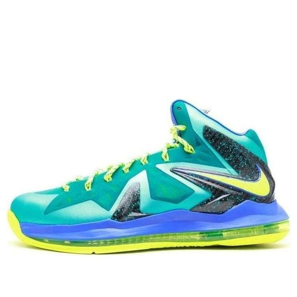 

Кроссовки lebron 10 p.s. elite 'sport turquoise' Nike, мультиколор