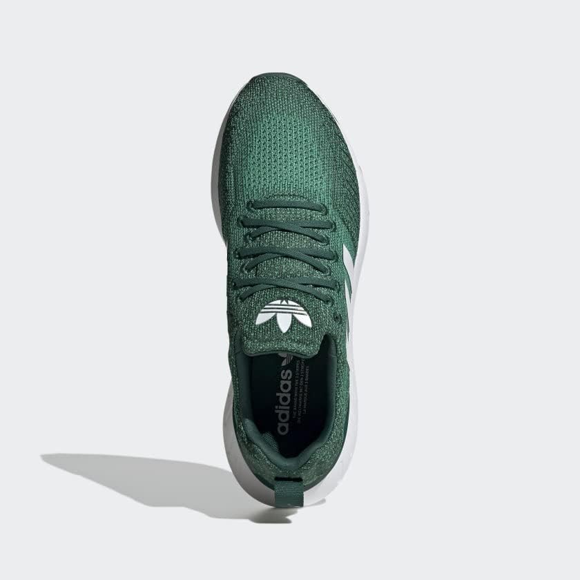 Мужские кроссовки adidas Swift Run 22, белый/зеленый — фото 2