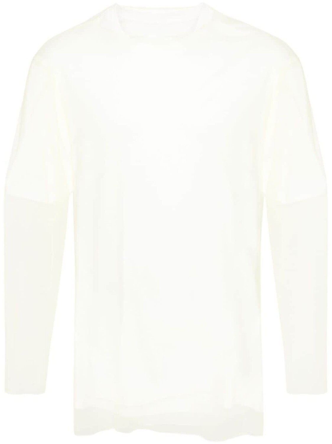 

Jil Sander многослойная футболка с длинными рукавами, белый