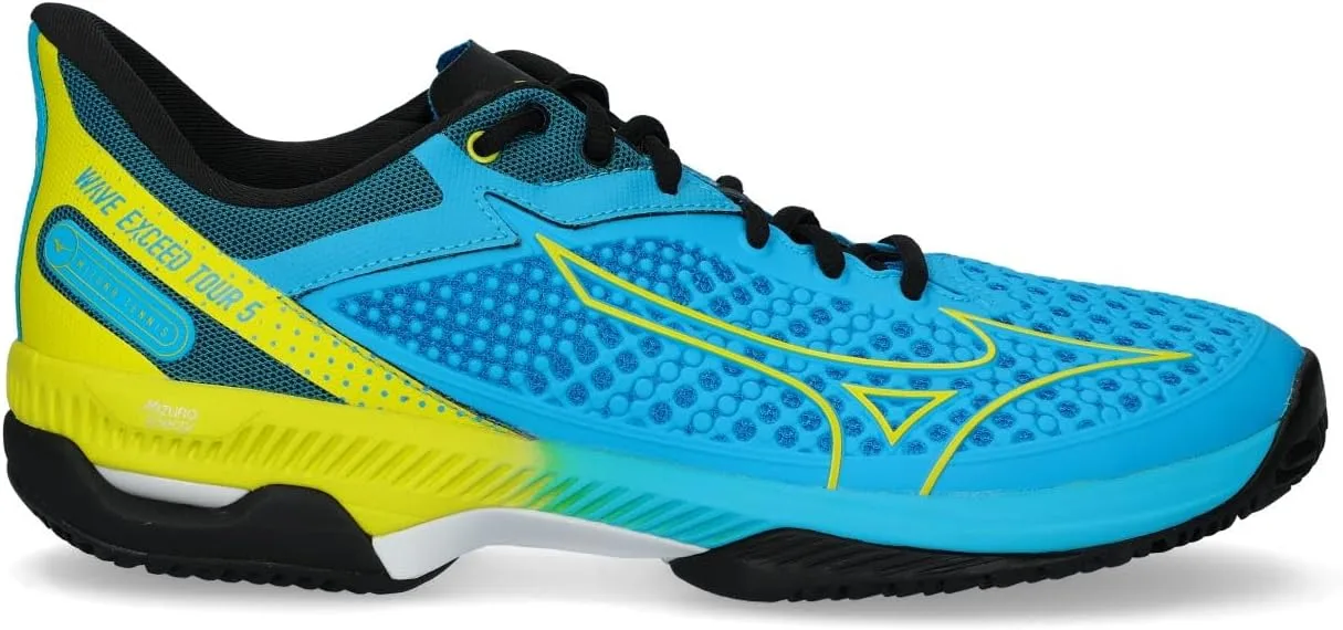 Мужские теннисные кроссовки Mizuno Wave Exceed Tour 5 CC, черный/синий