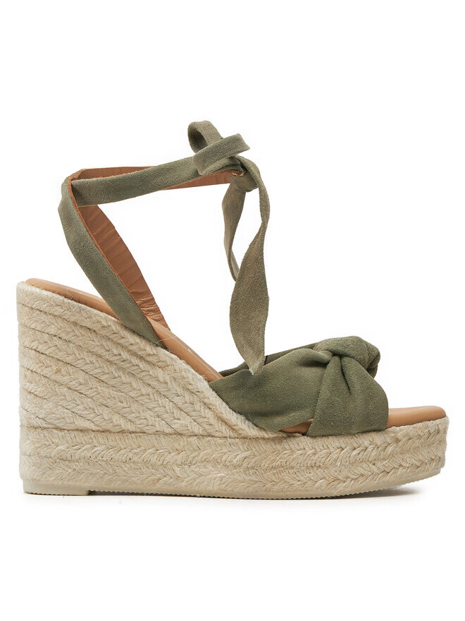 

Эспадрильи Manebi Hamptons Wedge Espadrilles With Knot W 0.1, зеленый