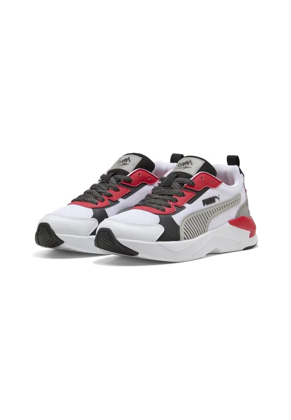 Xray 3 кроссовки середины 90-х, белые/серые, echofor, красные Puma, White-Gray Echo-For All Time Red — фото 2