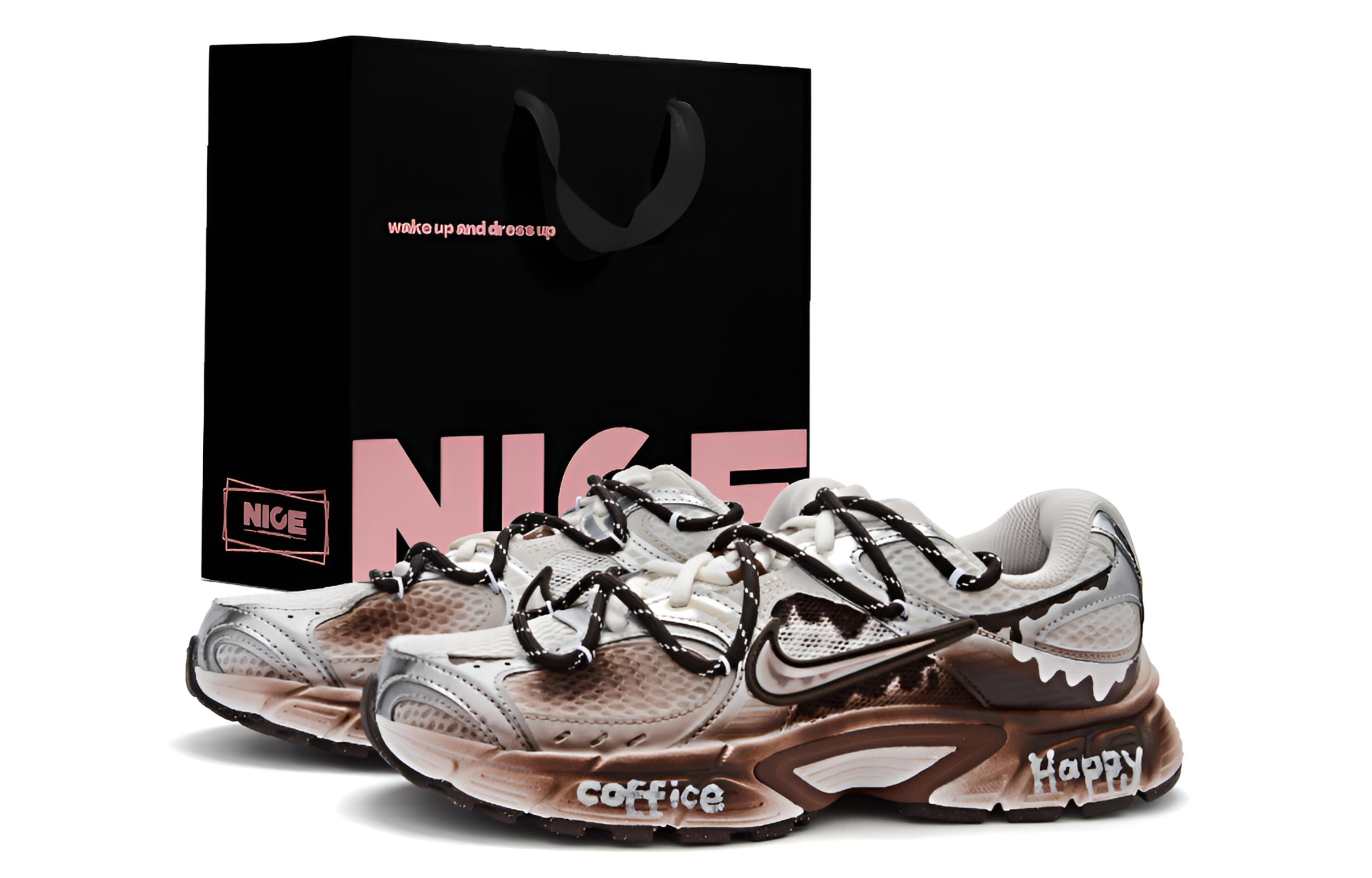 

Nike V5 RNR амортизирующие нескользящие износостойкие дышащие и легкие низкие кроссовки для женщин Mocha