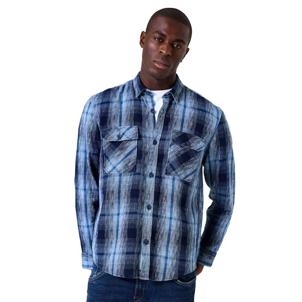 

Рубашка с длинным рукавом Garcia I51284, синий