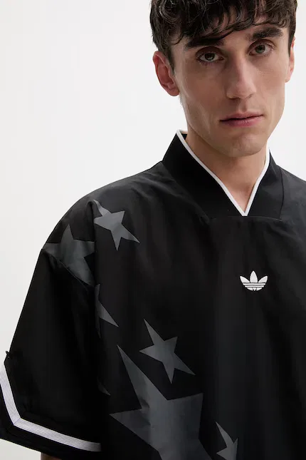 Футболка с надписью модель T-shirt Adidas Originals, черный — фото 4