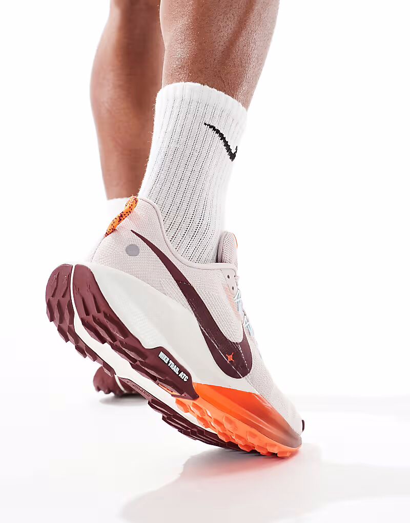 Кроссовки Running Reactx Pegasus Trail 5 белого и красного цветов Nike Running — фото 4