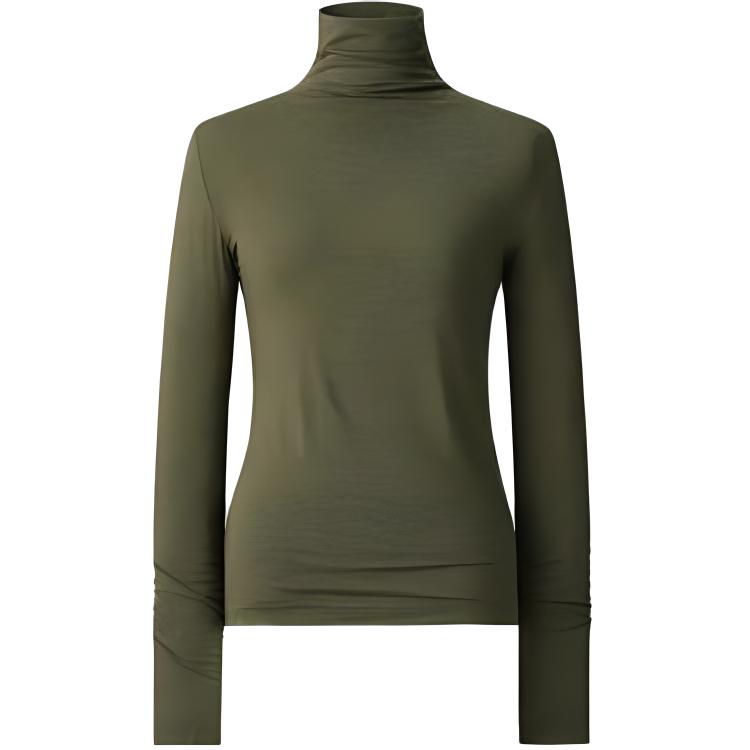 Футболка C Collection женская оливковая UNIQLO — фото 2