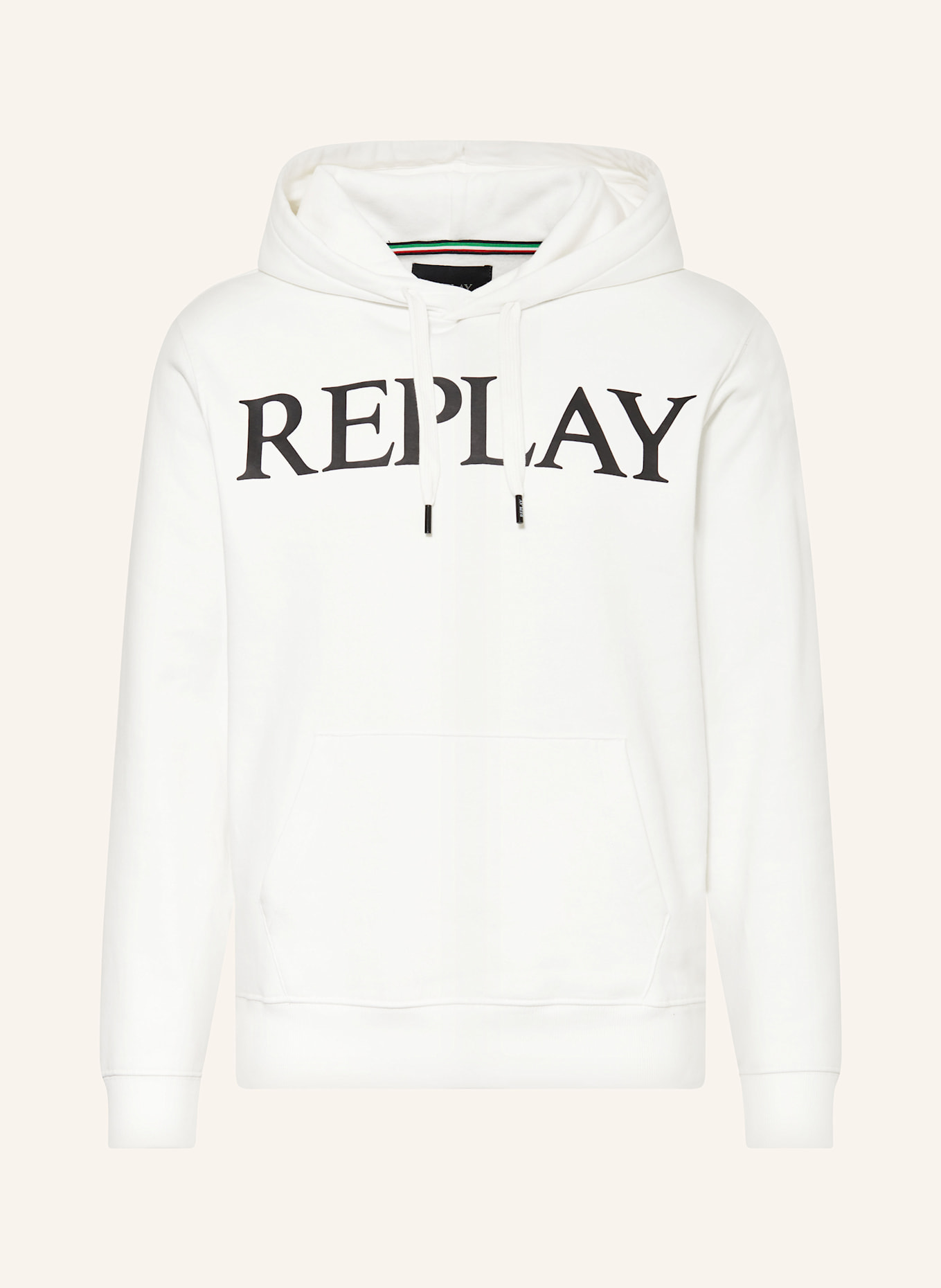 

Толстовка с капюшоном Replay, экрю