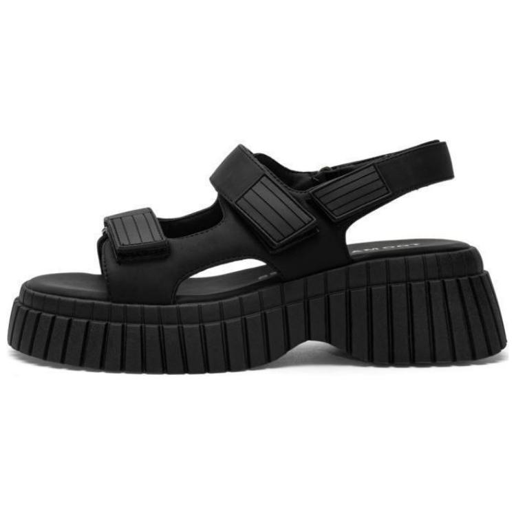 Пляжные сандалии женские белые TOOMANYSHOES, черные