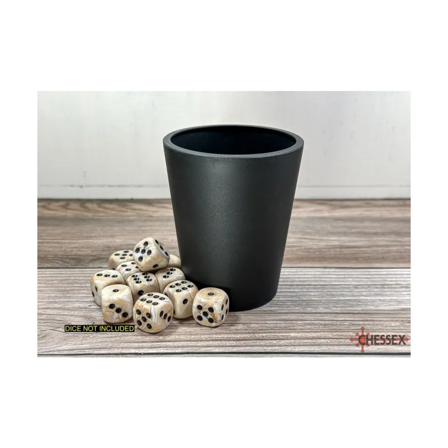 

Гибкая чашка для игры в кости - черная, Dice Cups, Timers & Miscellaneous