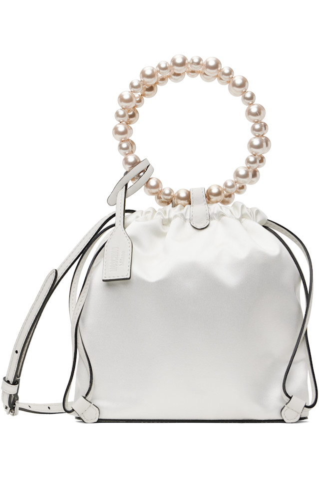 

Сумка из сатина Moschino, мультиколор