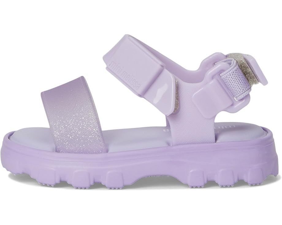 Детские сандалии Mini Melissa Kick Off, фиолетовые, с регулируемым ремешком, модель ZOGG1123 — фото 3