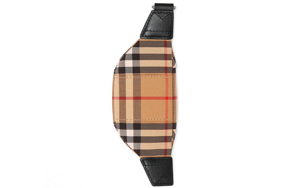 Burberry Хлопковый поясной кошельковый рюкзак ультрамини мужской коричневый — фото 2
