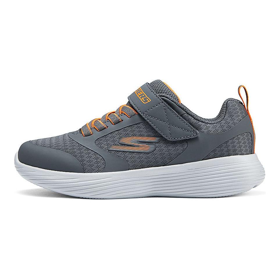 

Skechers Kids Износостойкие, дышащие, легкие, амортизирующие, низкие детские кроссовки для бега, серо-оранжевого цвета