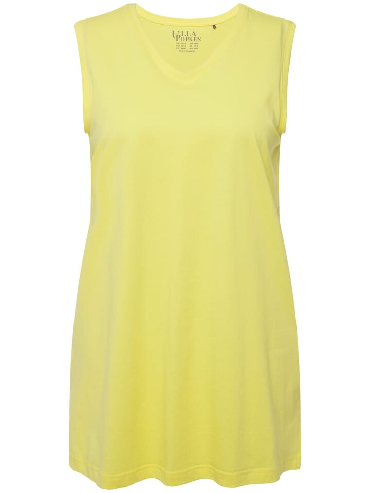 

Футболка Ulla Popken Strick Top, цвет zitronengelb