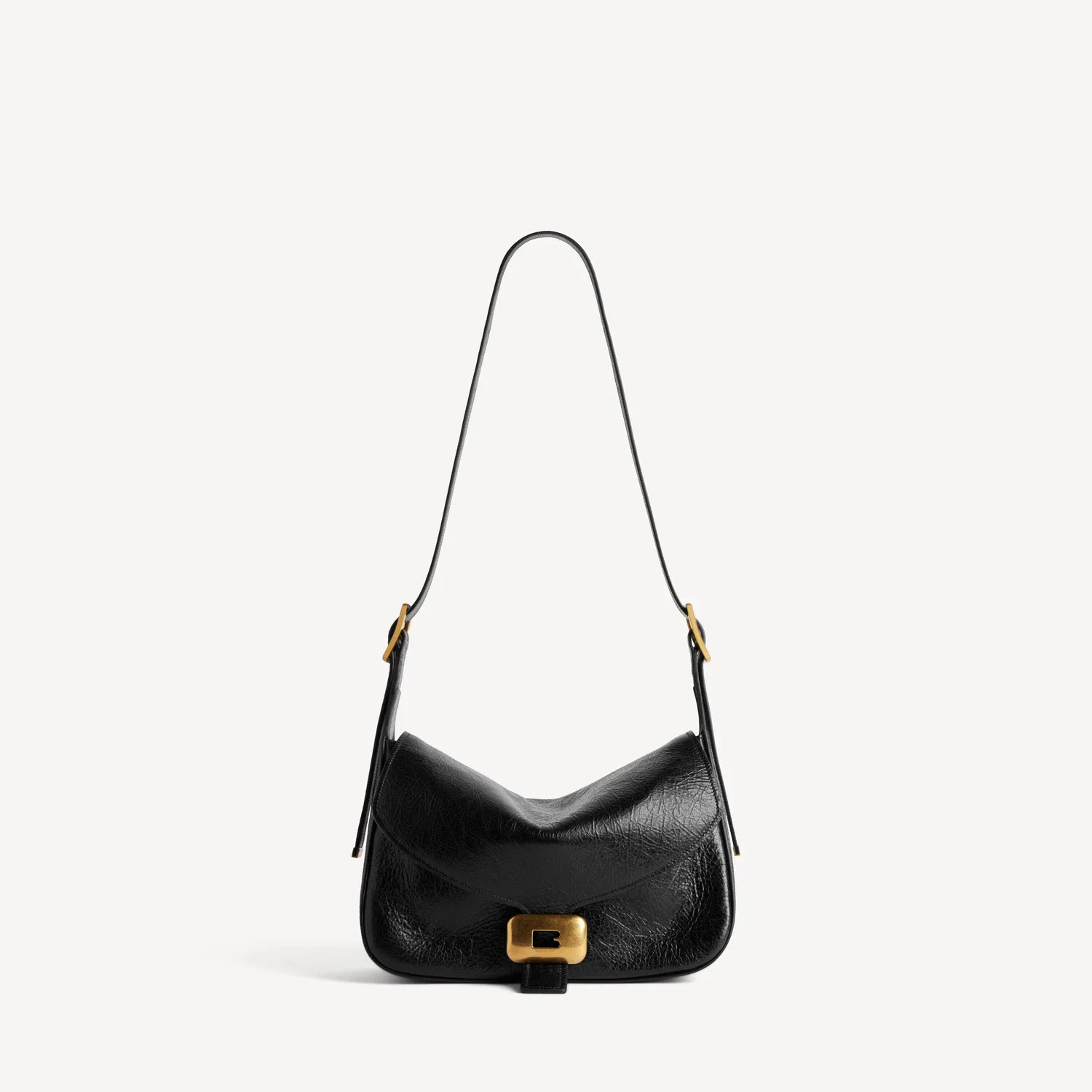 Женская сумка Clicca на плечо, средняя, черная BALENCIAGA, черный — фото 4