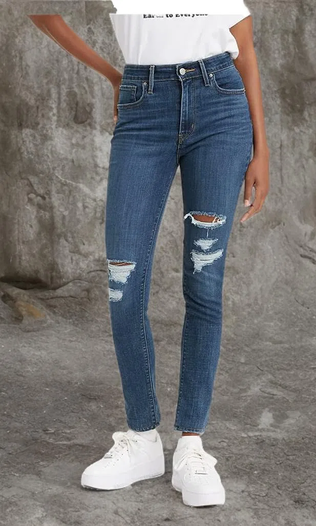 Джинсы Levi's 721 High Rise Skinny, Lapis Longing — фото 3