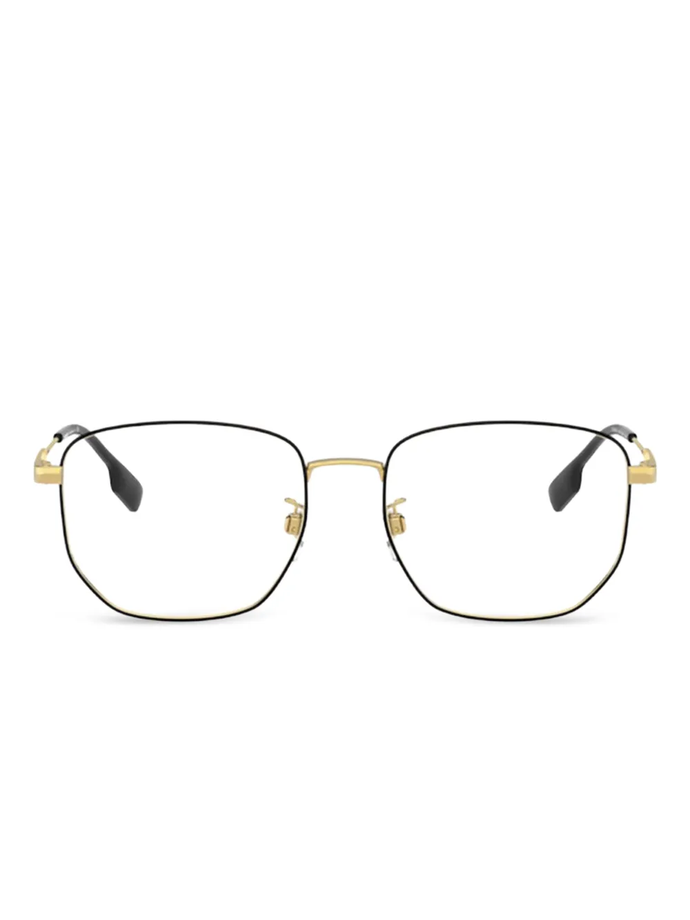 

Очки в квадратной оправе Burberry Eyewear, черный