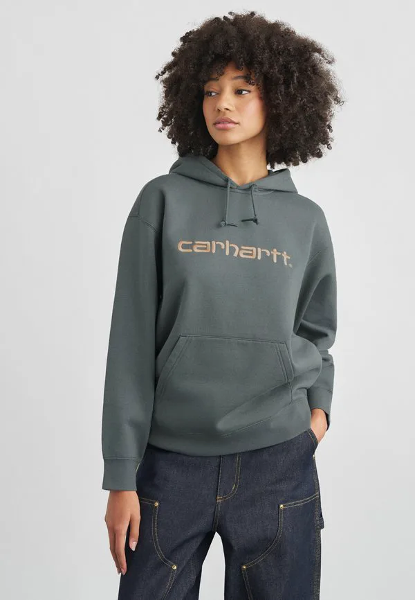 

Толстовка с капюшоном Carhartt Wip, Velvet Green/Gentle Orange, Зеленый, Толстовка с капюшоном Carhartt Wip, Velvet Green/Gentle Orange