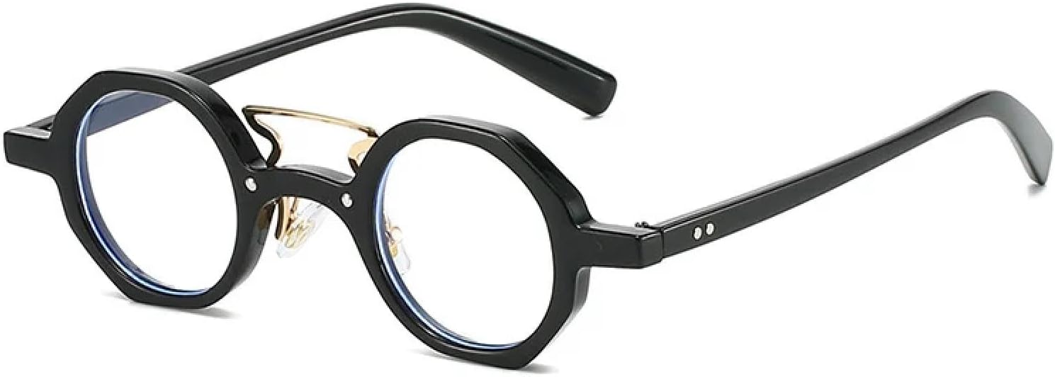 

Солнцезащитные очки с защитой от УФ-излучения UV400 | Круглые, в стиле стимпанк, с разноцветными линзами | Для женщин и мужчин, для занятий спортом на открытом воздухе и вождения DSVIGF, Black