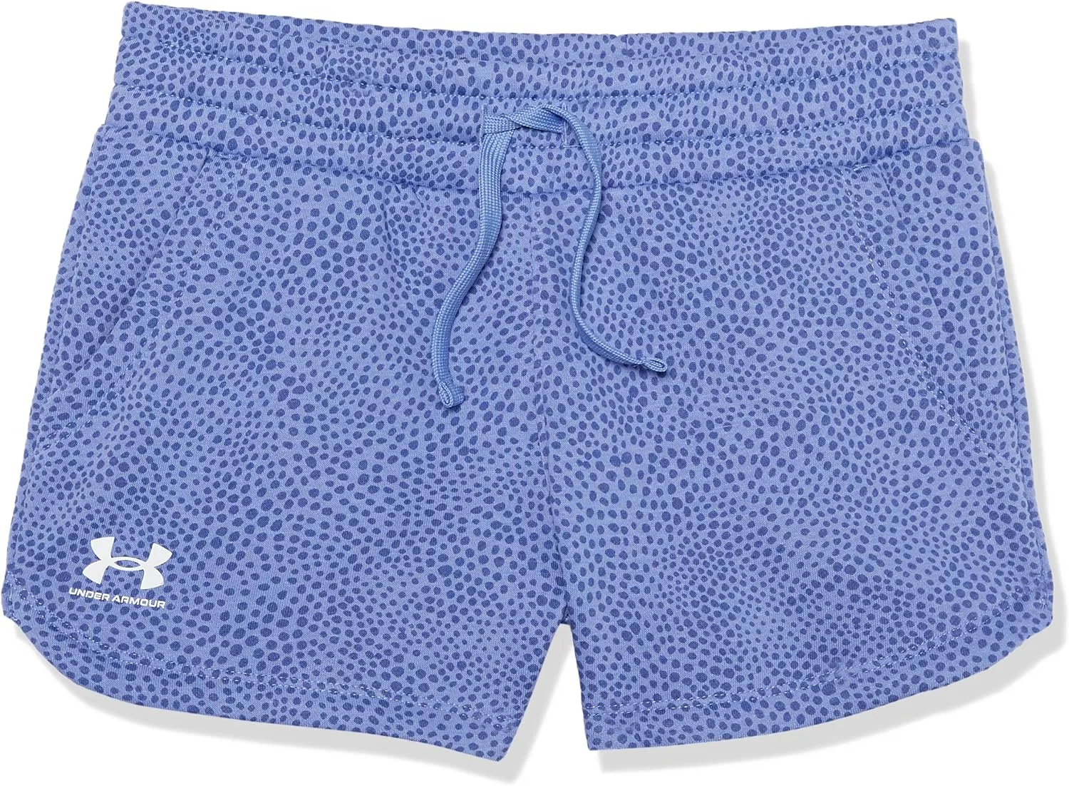 Детские шорты Under Armour Rival с флисовым принтом, (495) Baja Blue//White