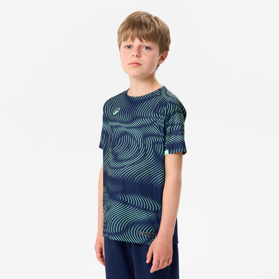 

KIPSTA Детская футбольная майка Club Wavy чёрно-зелёная