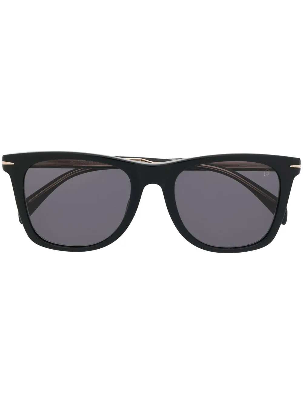 

Солнцезащитные очки в квадратной оправе Eyewear by David Beckham, черный