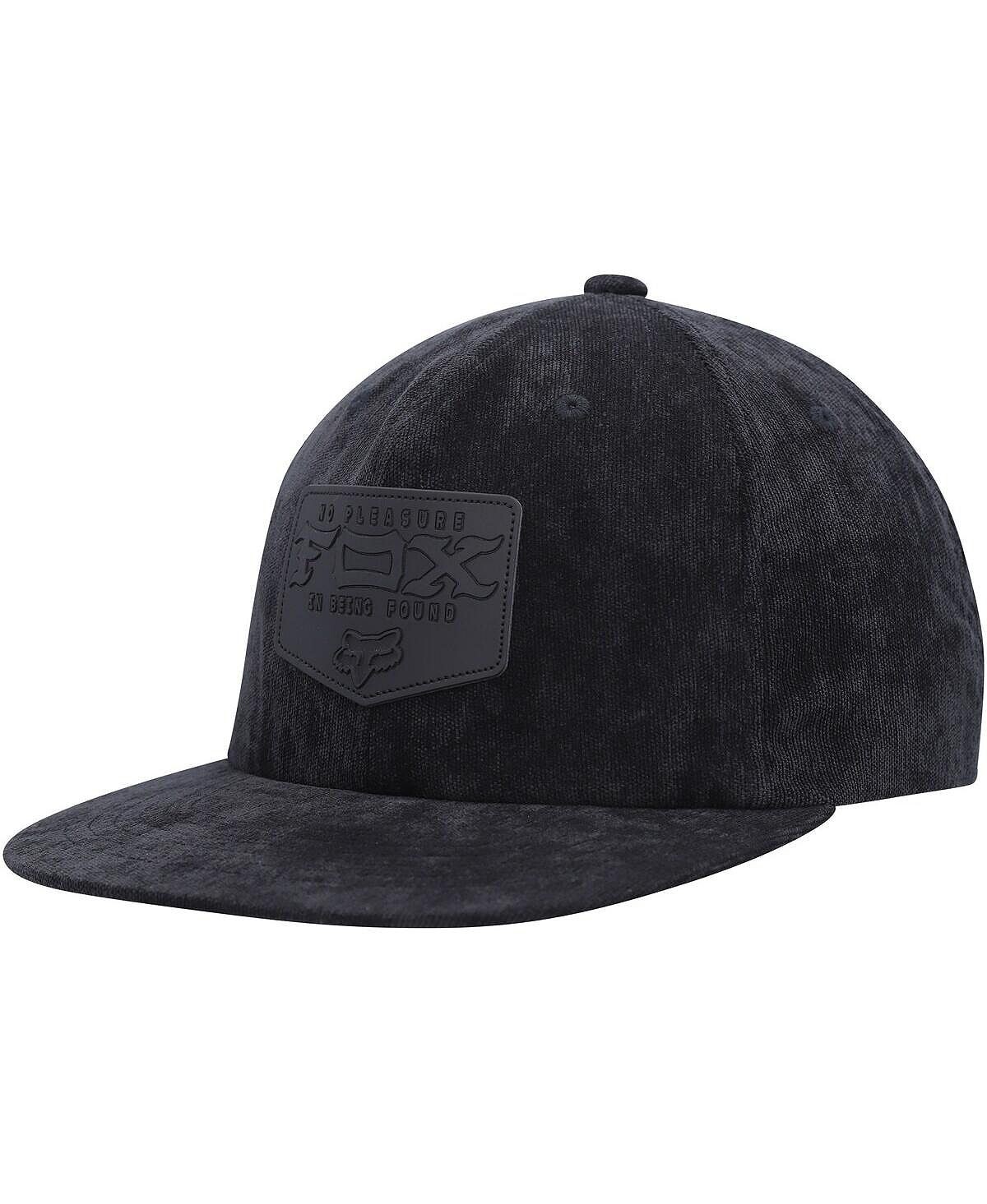 

Мужская черная фиксированная шляпа Snapback Fox