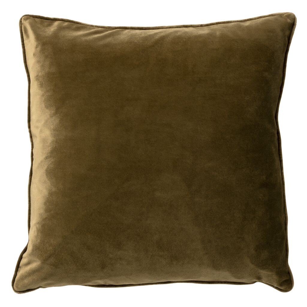 

Dutch Decor FINN - Декоративная подушка бархатная милитари оливковая 45x45 см - зеленая