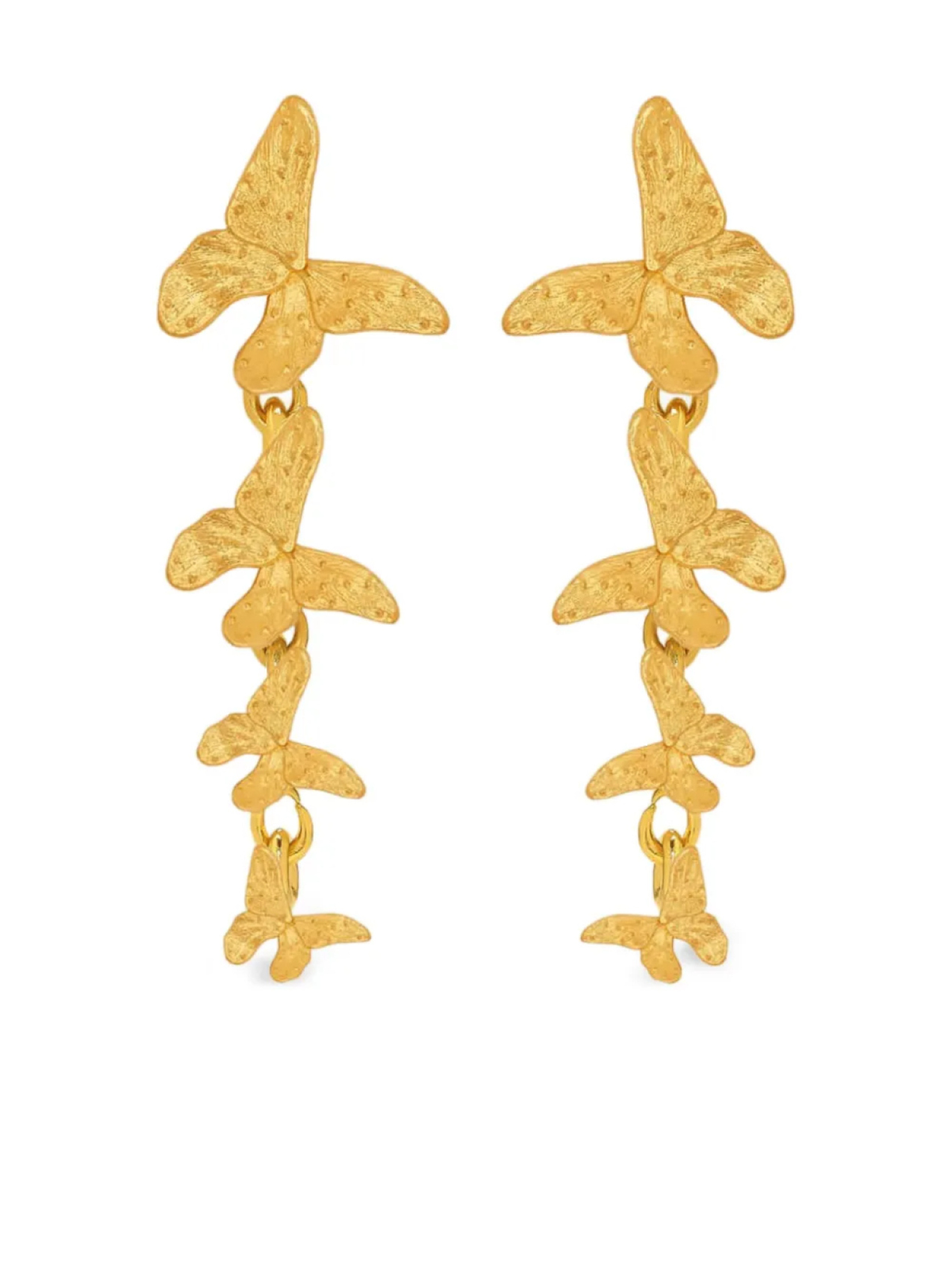 

Oscar de la Renta серьги Butterfly Drop, золотой