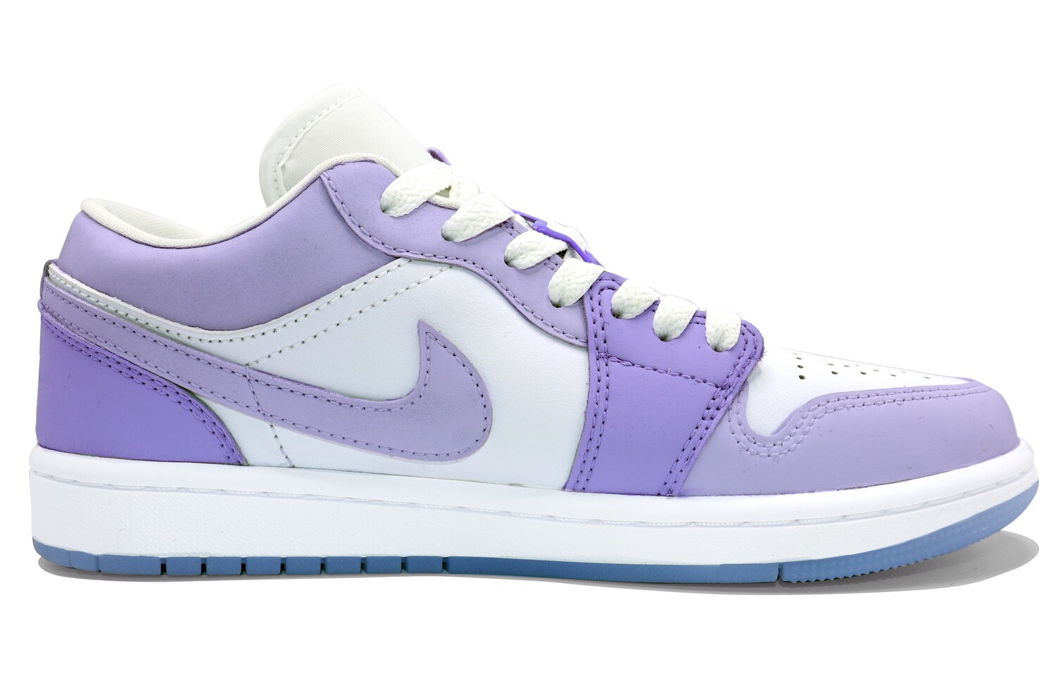 

Кроссовки Air Jordan 1 Vintage Basketball Shoes Women's Low-top Purple/white, цвет Taro mud color